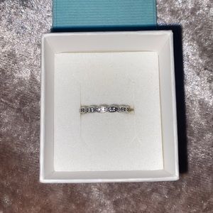 Sparkly Band Pandora Ring